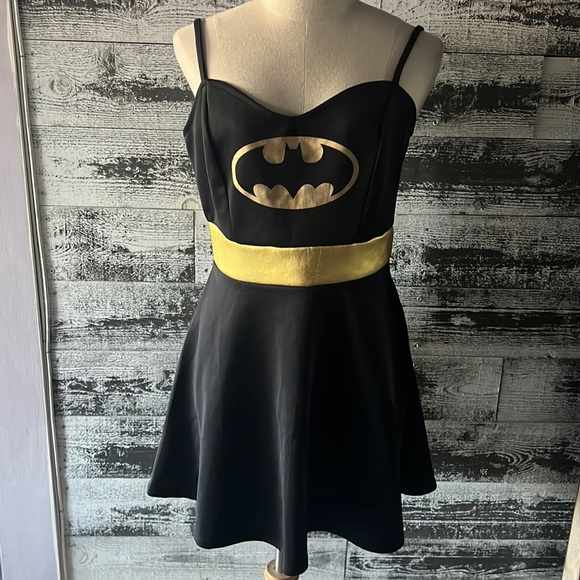 Batman | Dresses | Nwt Batman Black And Gold Dress | Poshmark